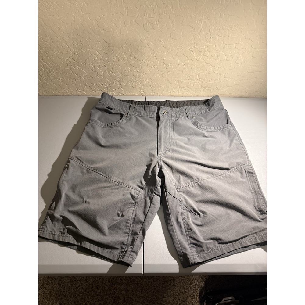 Kuhl Men's Silencr Kargo Shorts Blue Size 38 Stretch Hiking Outdoor Trail